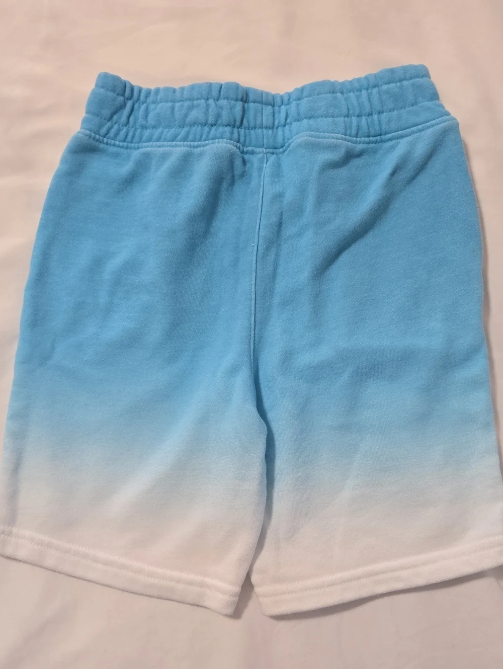 365 Kids grey shark shirt with matching blue ombre shorts